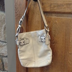 Coach Cream Shoulder Bag